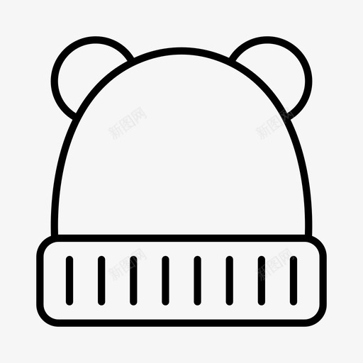 婴儿帽婴儿淋浴婴儿图标svg_新图网 https://ixintu.com 儿童 婴儿 幼儿 淋浴