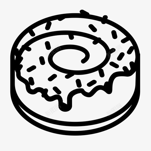 奶油酥饼早餐糖图标svg_新图网 https://ixintu.com 奶油 早餐 甜味 酥饼