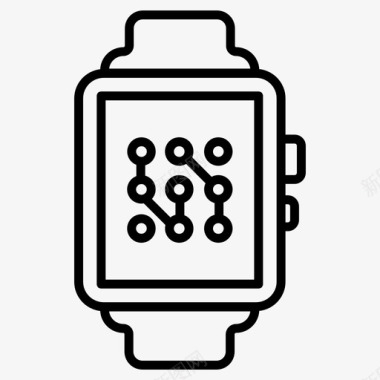 智能手表人工智能技术图标图标