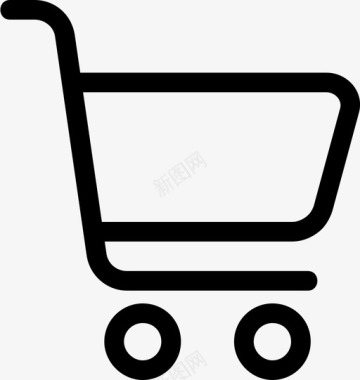 购物车零售购物图标图标