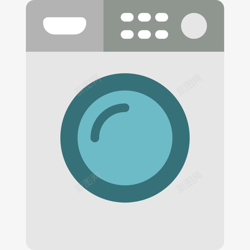 洗衣机家用14平板图标svg_新图网 https://ixintu.com 家用 平板 洗衣机