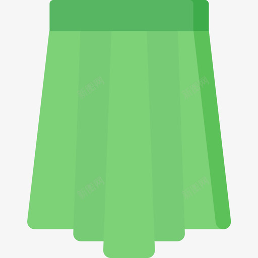 裙子缝线59扁平图标svg_新图网 https://ixintu.com 扁平 缝线 裙子