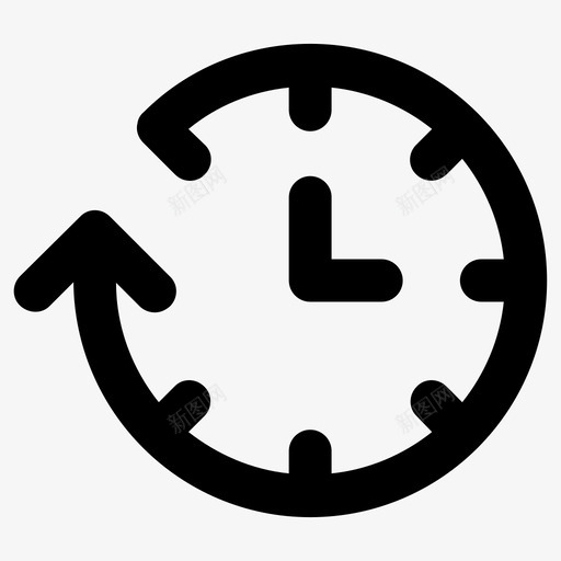 计时器时钟未来图标svg_新图网 https://ixintu.com 时钟 时间 未来 计时器