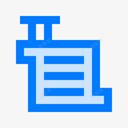 散热器电机4蓝色图标svg_新图网 https://ixintu.com 散热器 电机 蓝色