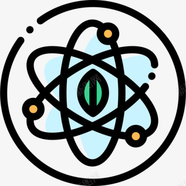 科学生物学10颜色省略图标图标