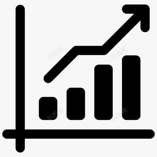 增长图表业务图表数据分析图标svg_新图网 https://ixintu.com 业务图表 业务字形图标 信息图表 增长图表 数据分析 统计