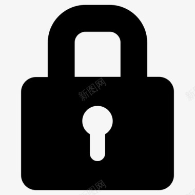 锁挂锁隐私图标图标