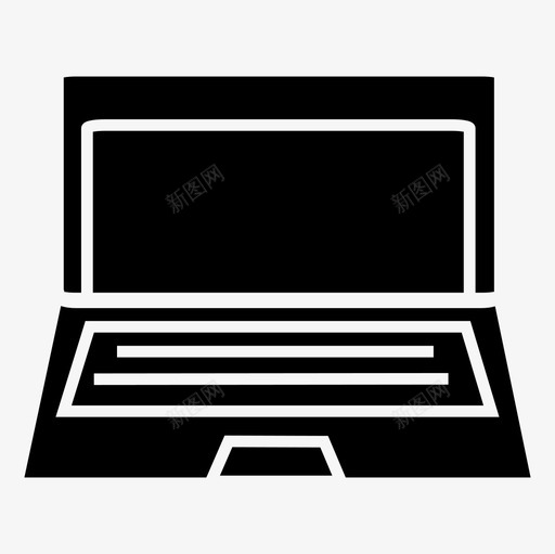 笔记本电脑电脑互联网图标svg_新图网 https://ixintu.com 互联网 技术 电脑 笔记本