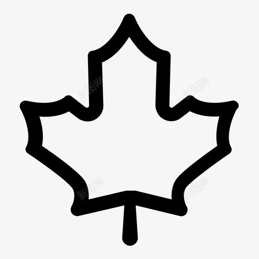 枫树加拿大叶子图标svg_新图网 https://ixintu.com 加拿大 叶子 大自然 枫叶 枫树