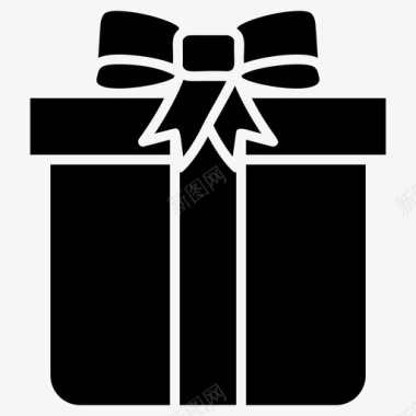 礼品盒包裹礼物图标图标