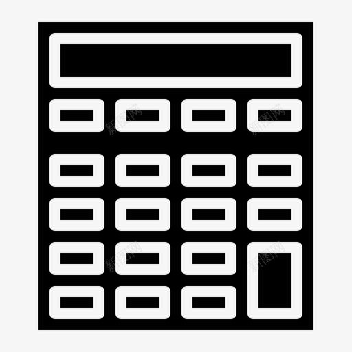 计算器数学技术图标svg_新图网 https://ixintu.com 技术 数学 计算器 购物