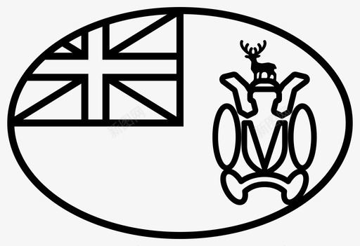 南乔治亚和南桑威奇群岛对话旗帜图标图标