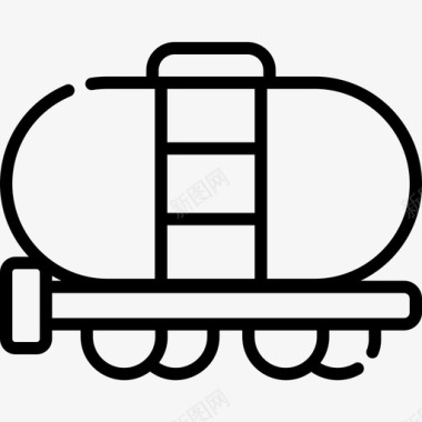 罐车铁路30直线图标图标