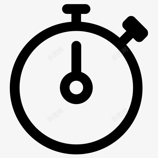 秒表时钟时间图标svg_新图网 https://ixintu.com 时钟 时间 秒表 计时 计时器
