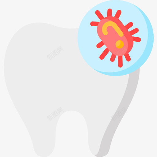 细菌牙医50扁平图标svg_新图网 https://ixintu.com 扁平 牙医50 细菌