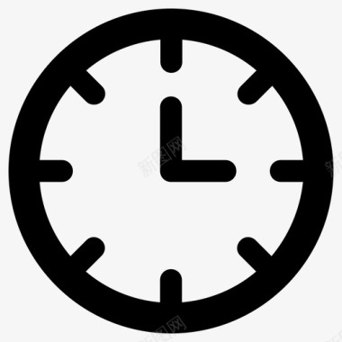 时间时钟天图标图标
