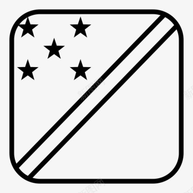 所罗门群岛国旗国家slb图标图标