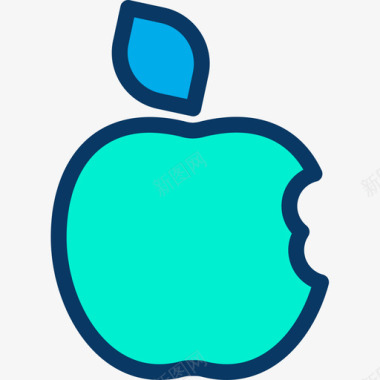 苹果健康77线性颜色图标图标