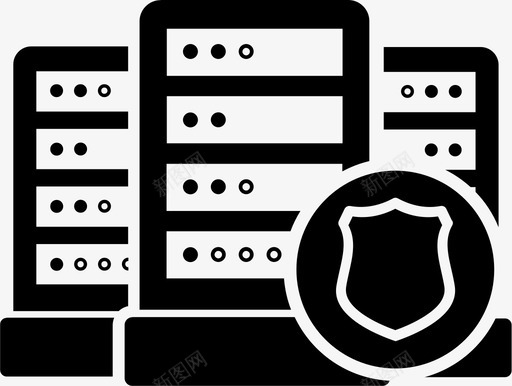 服务器安全数据库托管图标svg_新图网 https://ixintu.com 屏蔽 托管 数据库 服务器安全