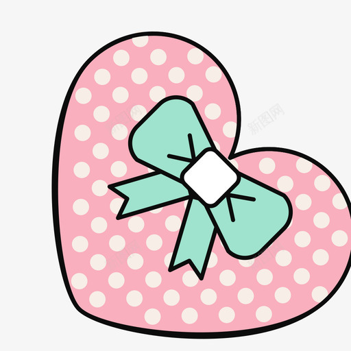 heart-1svg_新图网 https://ixintu.com heart-1 填充 多色 可爱 扁平