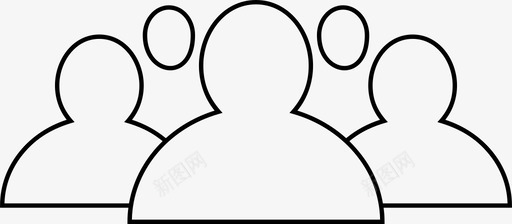 组人用户图标svg_新图网 https://ixintu.com 用户