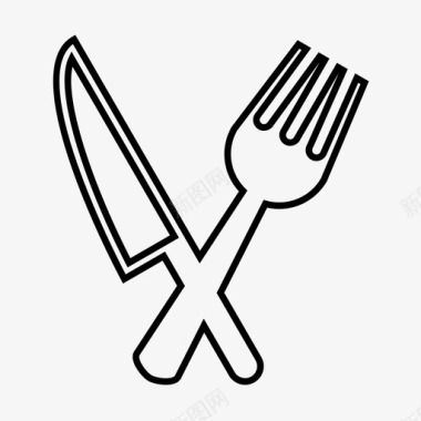 食物厨师晚餐图标图标