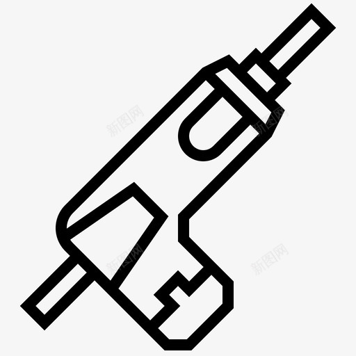 螺丝刀结构维护图标svg_新图网 https://ixintu.com 工具 施工 管路 结构 维护 螺丝刀
