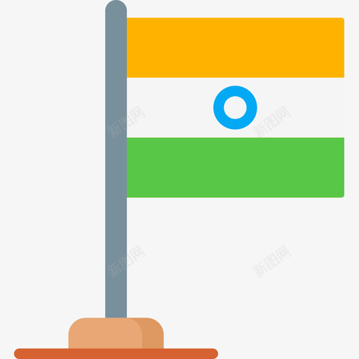 印度印度共和国日平淡图标svg_新图网 https://ixintu.com 共和国 印度 平淡