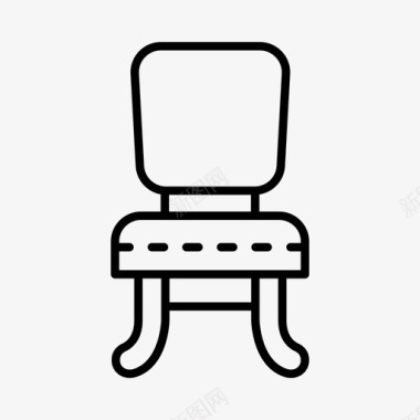 椅子古董传家宝图标图标