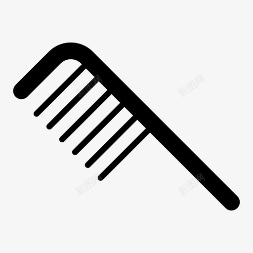 梳子清洁卫生图标svg_新图网 https://ixintu.com 卫生 安全 梳子 清洁