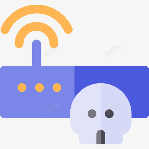 路由器网络犯罪3扁平图标svg_新图网 https://ixintu.com 扁平 犯罪 网络 路由器