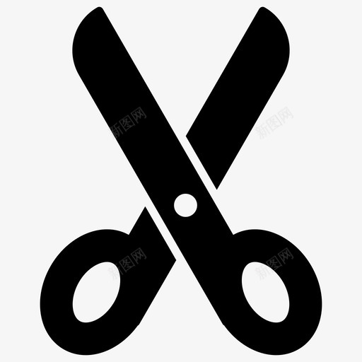 剪刀切割工具修剪器图标svg_新图网 https://ixintu.com 修剪器 切割工具 剪刀 工具字形图标