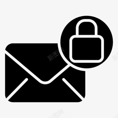邮件保护安全图标图标