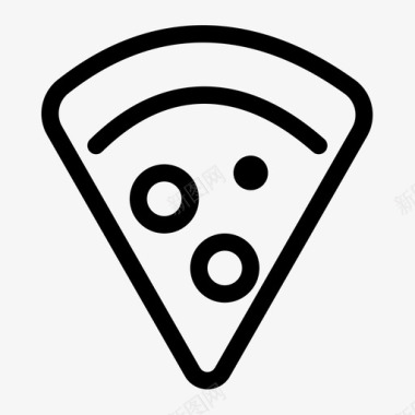 披萨食物厨房图标图标