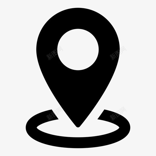 地点位置地图图标svg_新图网 https://ixintu.com gly 位置 地图 地点 大头针 标记 用户界面
