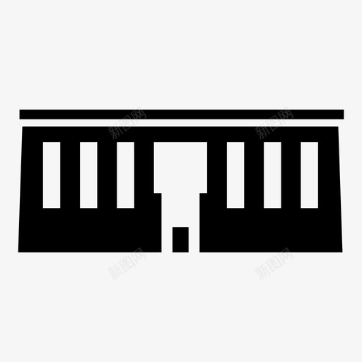 丹德拉神庙建筑埃及图标svg_新图网 https://ixintu.com 哈索 埃及 宗教 建筑 德拉 神庙