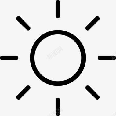 太阳夏天日出图标图标