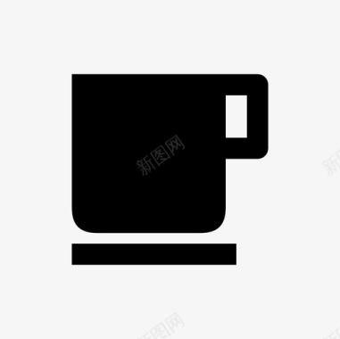 咖啡杯子水图标图标