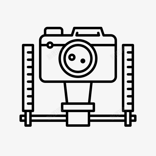 稳定器照相机万向节图标svg_新图网 https://ixintu.com 万向节 影线 摄影 照相机 稳定器 镜头
