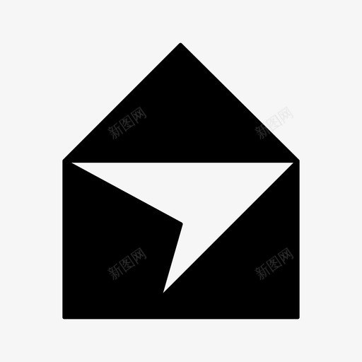 信封信图标svg_新图网 https://ixintu.com 信封