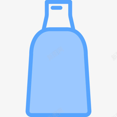 瓶子食物115蓝色图标图标