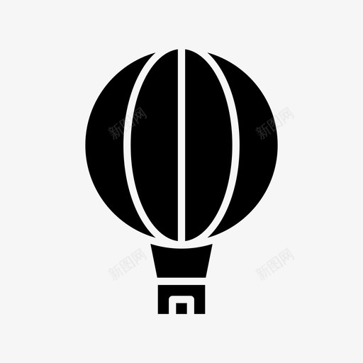 热气球飞行旅行图标svg_新图网 https://ixintu.com 旅游 旅行 热气球 雕文 飞行