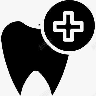 牙科护理牙科16实心图标图标