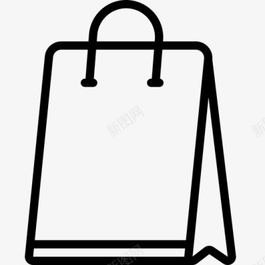 购物袋商业集装箱图标图标