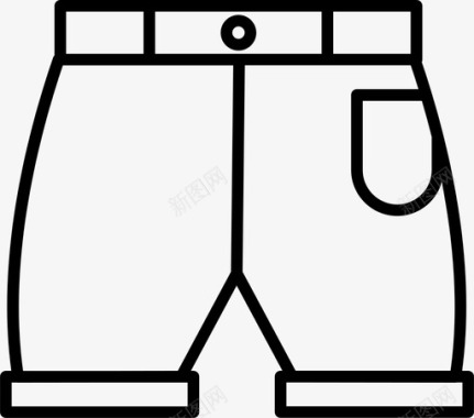 短裤衣服裤子图标图标