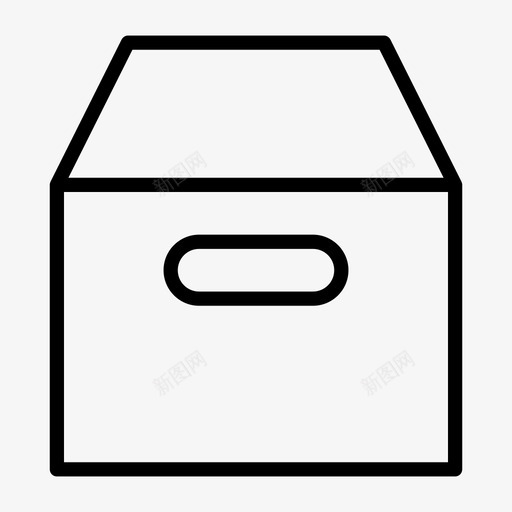 包装盒礼品包装图标svg_新图网 https://ixintu.com 产品 包装 包装盒 礼品 营销技术 采购