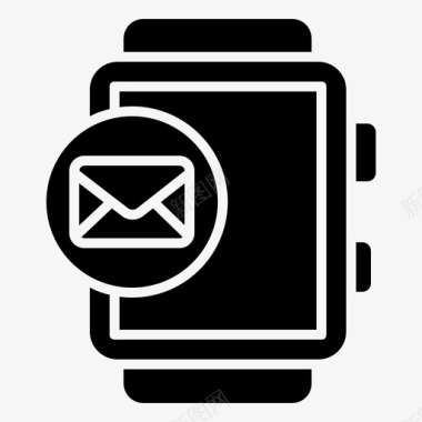 智能手表邮件短信图标图标