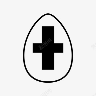 复活节彩蛋图案节日图标图标
