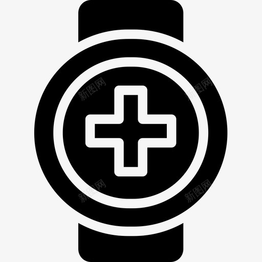 智能手表医用130实心图标svg_新图网 https://ixintu.com 医用130 实心 智能手表