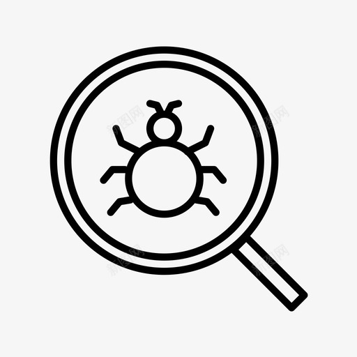 bug测试bug调试图标svg_新图网 https://ixintu.com bug devops 搜索 测试 调试